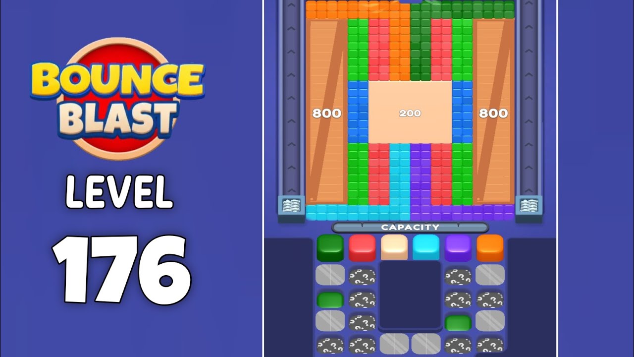 Bounce Blast level 176 solution 