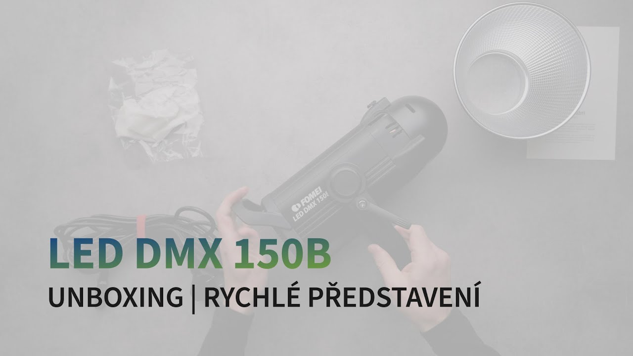 FOMEI LED DMX 150B | UNBOXING
