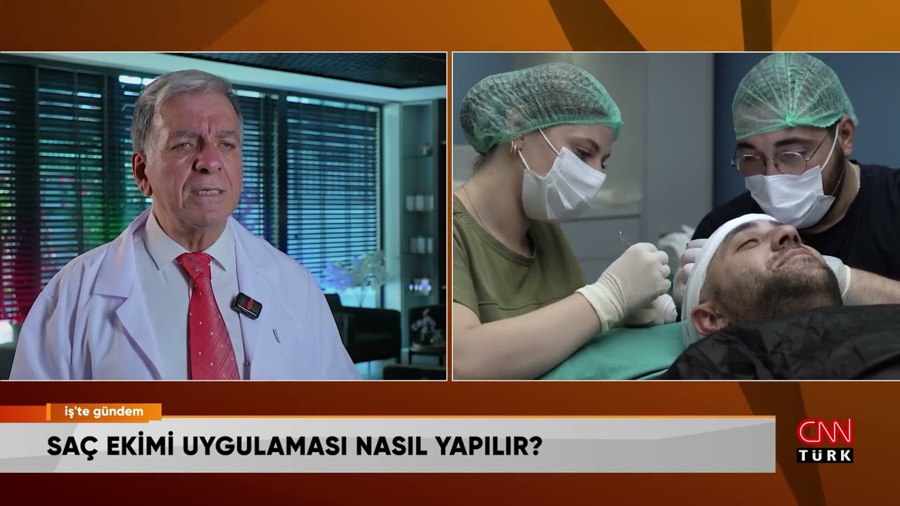 Saç Ekimi Uygulaması Nasıl Yapılır? I .Dr. M.Tahir Soydal I İş'te Gündem CNNTÜRK