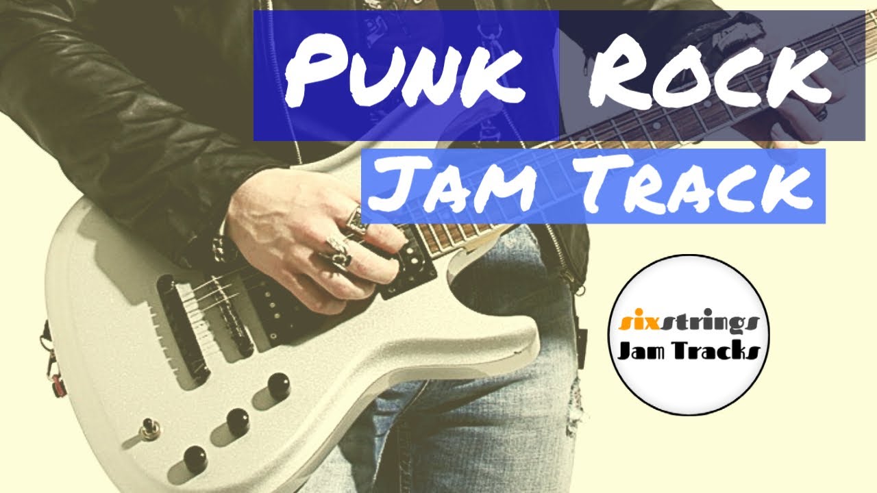 Modern Punk Rock Backing Track for Guitar｜ D Major