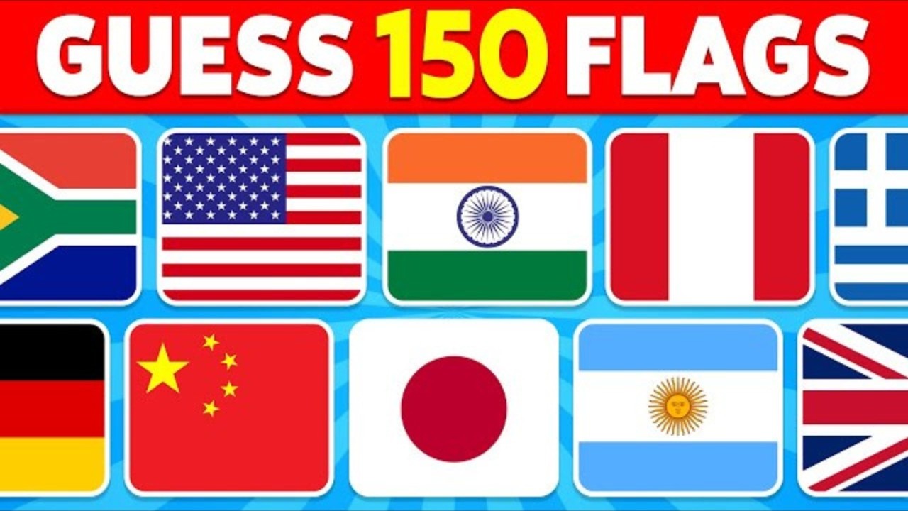 Guess The 150 Country Flags 🌍🚩 | Ultimate Flag Quiz (150 Questions & Answers)  Fc Kick Quiz