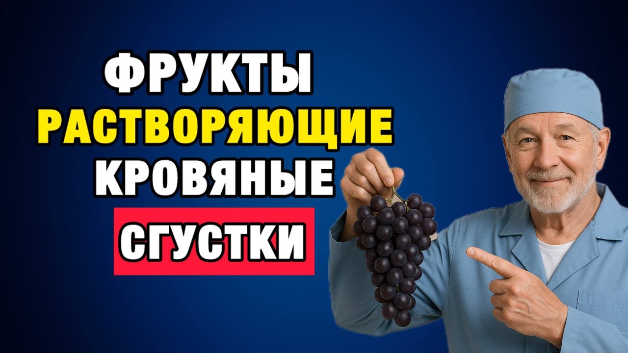 Тромбы исчезают: 7 фруктов, которые спасают сосуды после 50