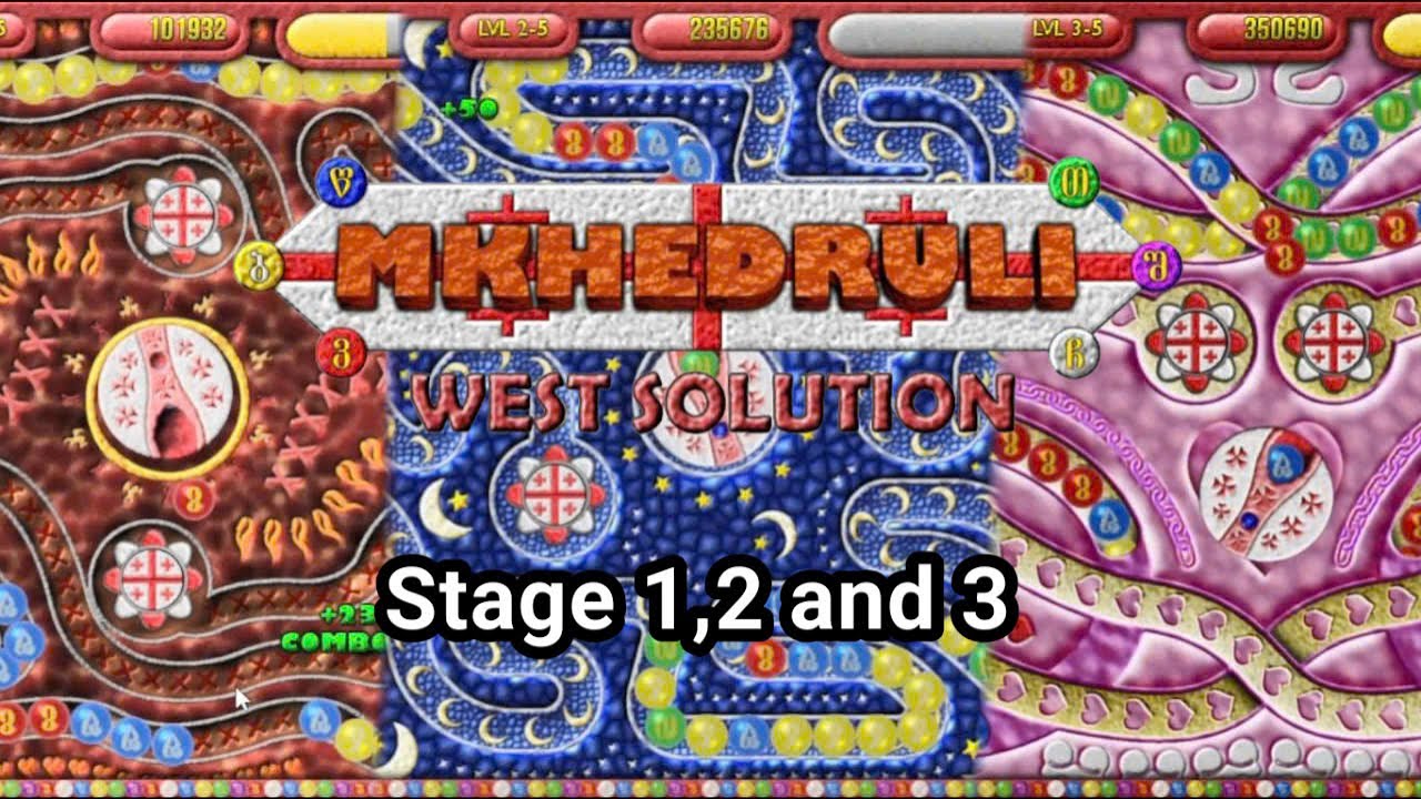 Mkhedruli - West Solution | Adventure Mode – Stage 1,2 and 3