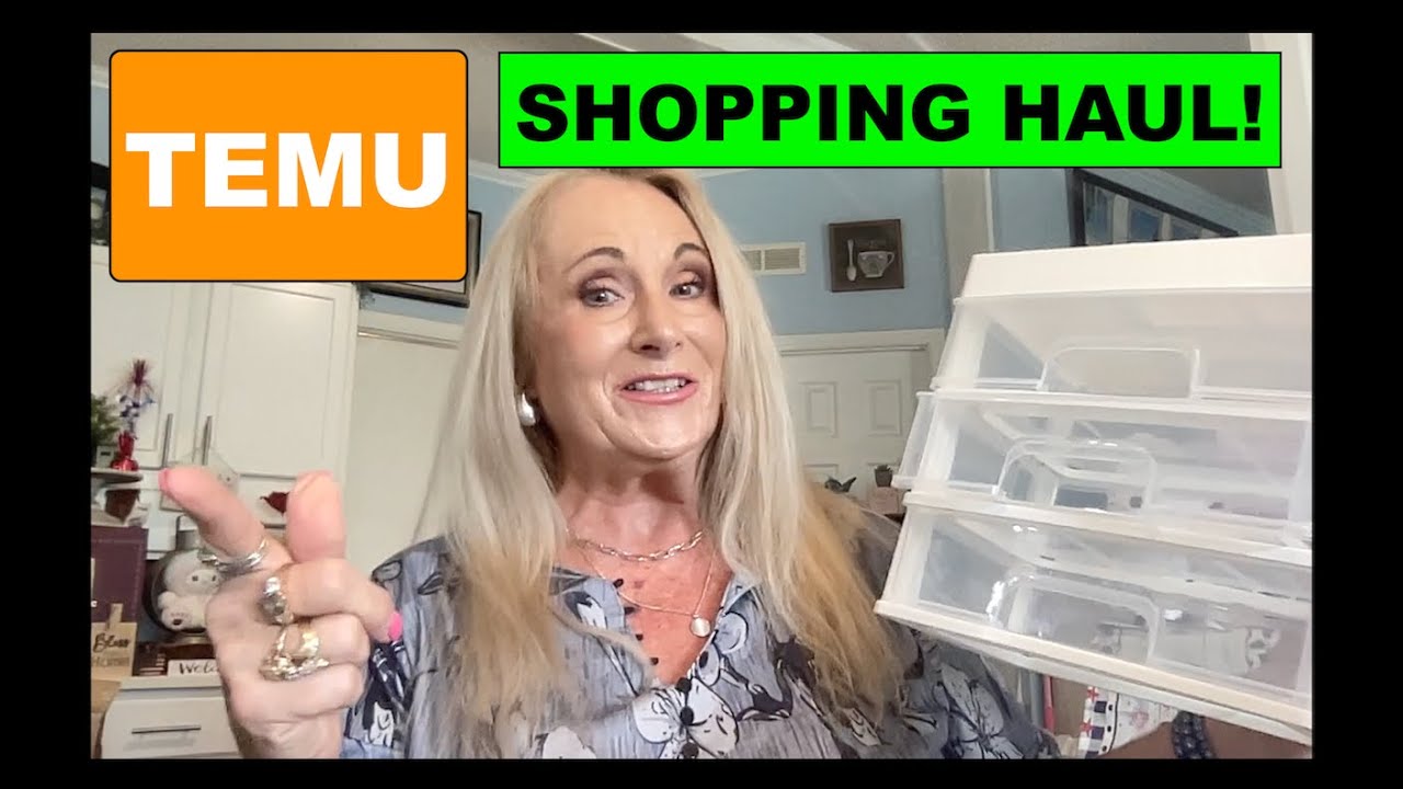 TEMU SHOPPING BEAUTY TOOLS HAUL / Price lowered on makeup organizer / SUPER AFFORDABLE!