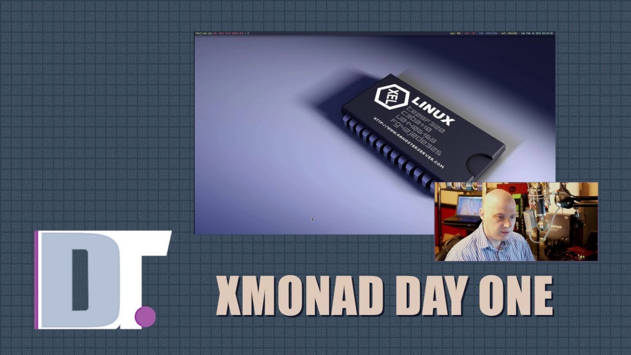 Переход на Xmonad — не совсем в первый же день.