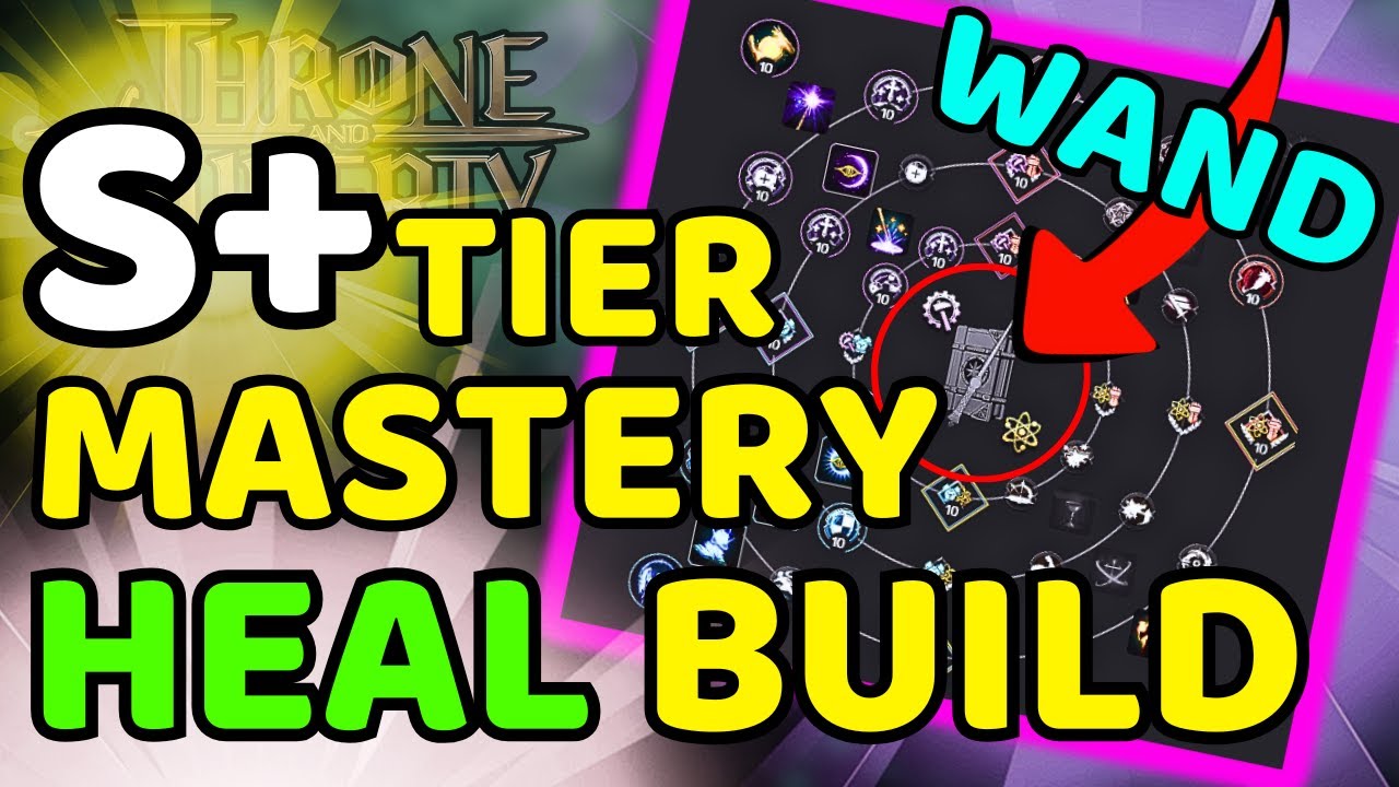 New MASTERY Bow/Wand PvP HEAL BUILD | Throne and Liberty | Wand Part 1