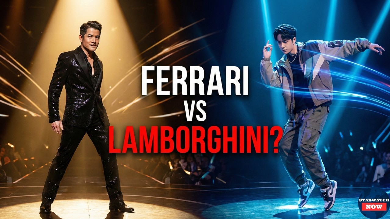 A Supercar Showdown on the Spring Festival Gala Stage Aaron Kwok and Wang Yibo Redefine Generations