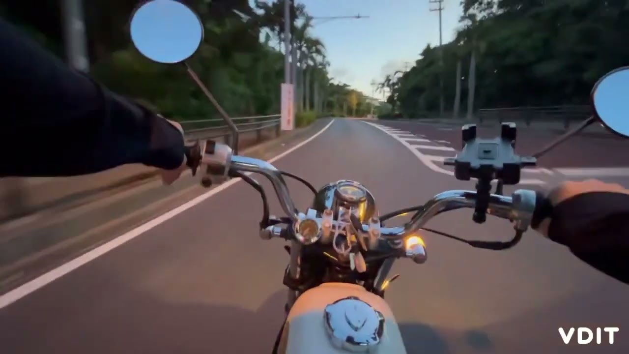 [モトブログ]Ape50で夕暮れの帰り道。