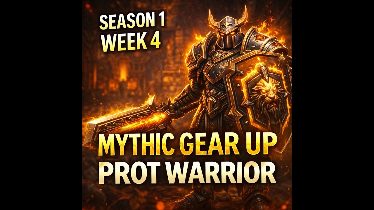 PROT WARRIOR GEAR UP 🔥 Season 1 Week 4 | Mythic+ Tank Push part 2