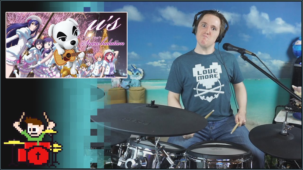 Snow Halation But It's By K.K. Slider On Drums!
