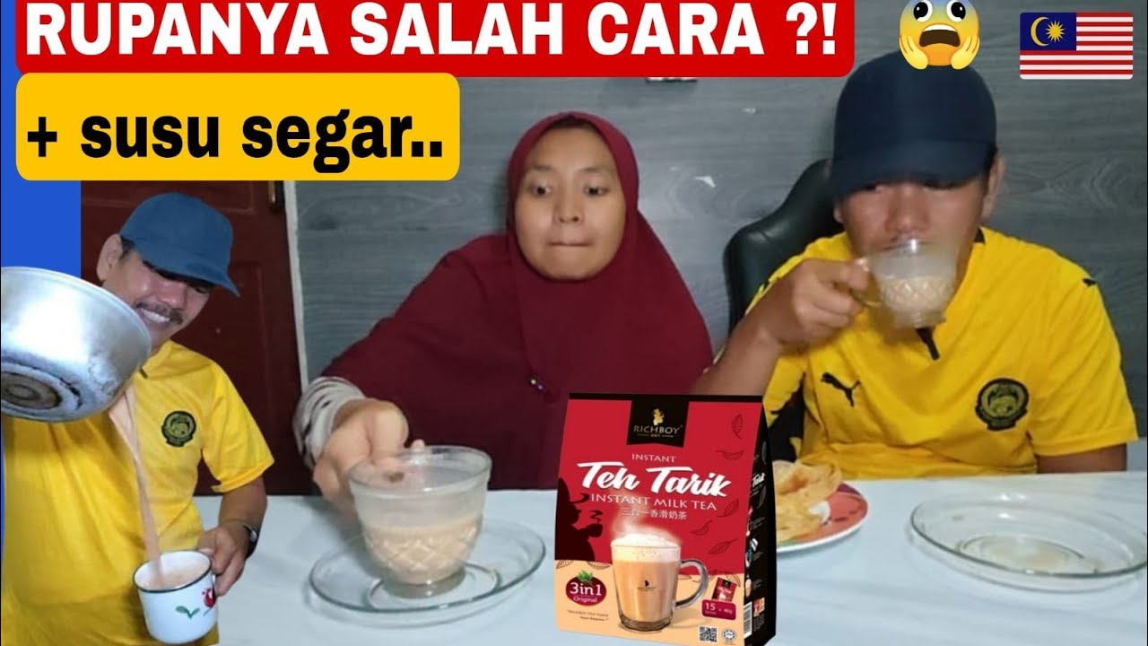🔥 Ramai Malaysia Tegur… Rupanya Ini Rahsia Sebenar Teh Tarik! 😱🇲🇾
