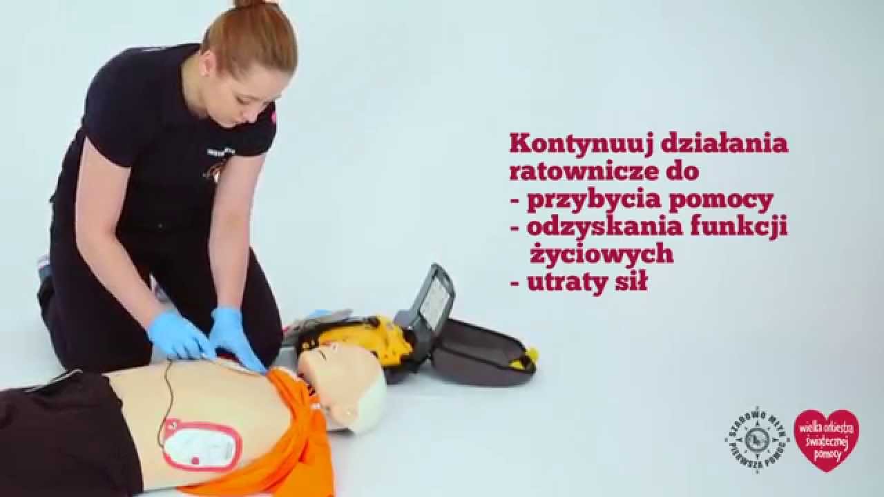 Pierwsza Pomoc - resuscytacja krążeniowo-oddechowa i użycie defibrylatora