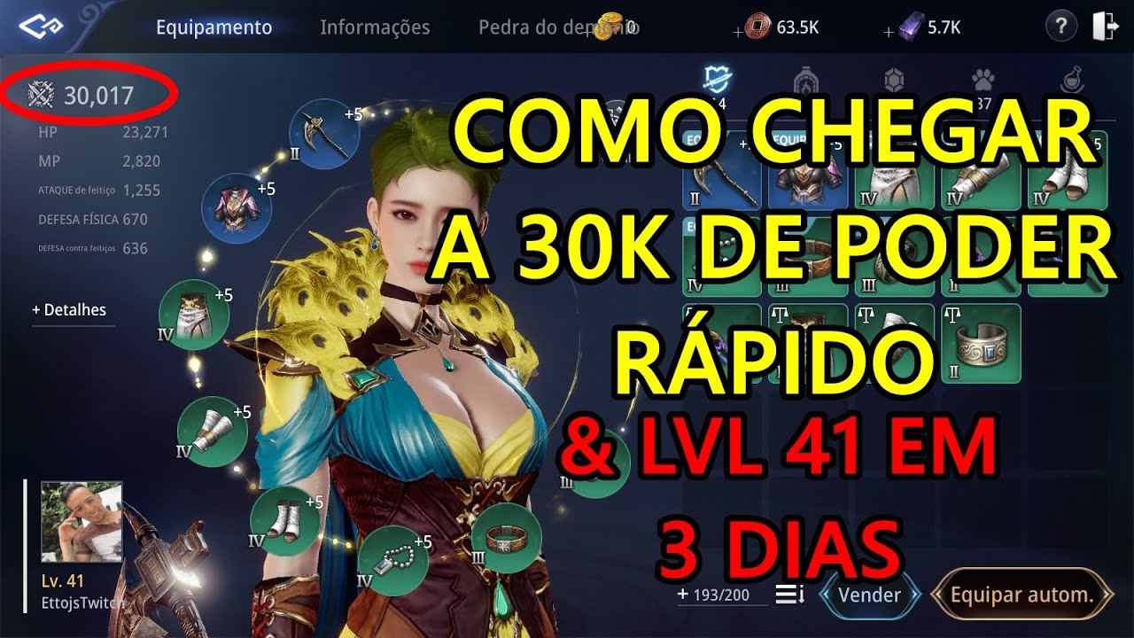 MIR4 | COMO CHEGAR EM 30K DE PODER R&Aacute;PIDO PARA GANHAR MUITO DINHEIRO