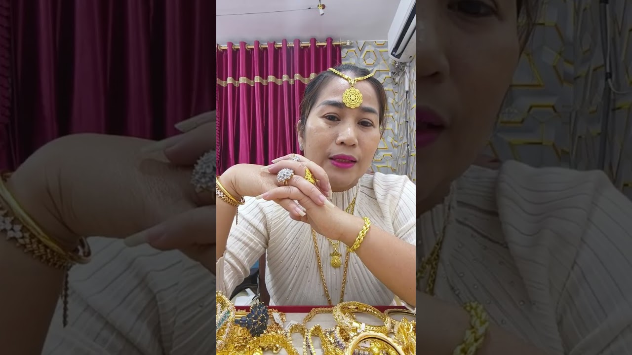 ខ្សែករ ខ្សែដៃ មាសខ្មែរ ម៉ូតថ្មីស្អាតៗ These Khmer Gold Pieces Are Absolutely GORGEOUS