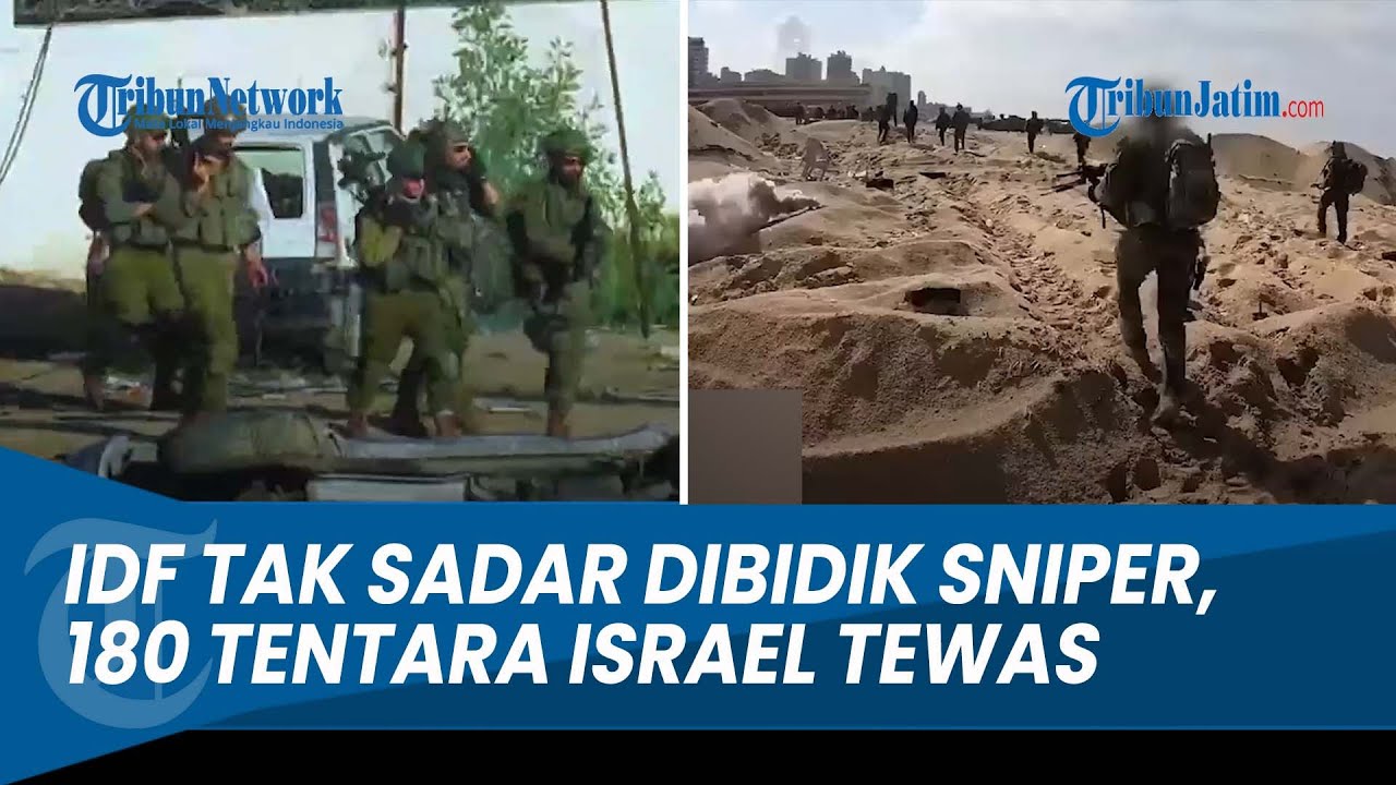 UPDATE Hari ke-93 Perang Hamas Israel: IDF Tak Sadar Dibidik Sniper, 180 IDF Tewas Ditangan AlQassam