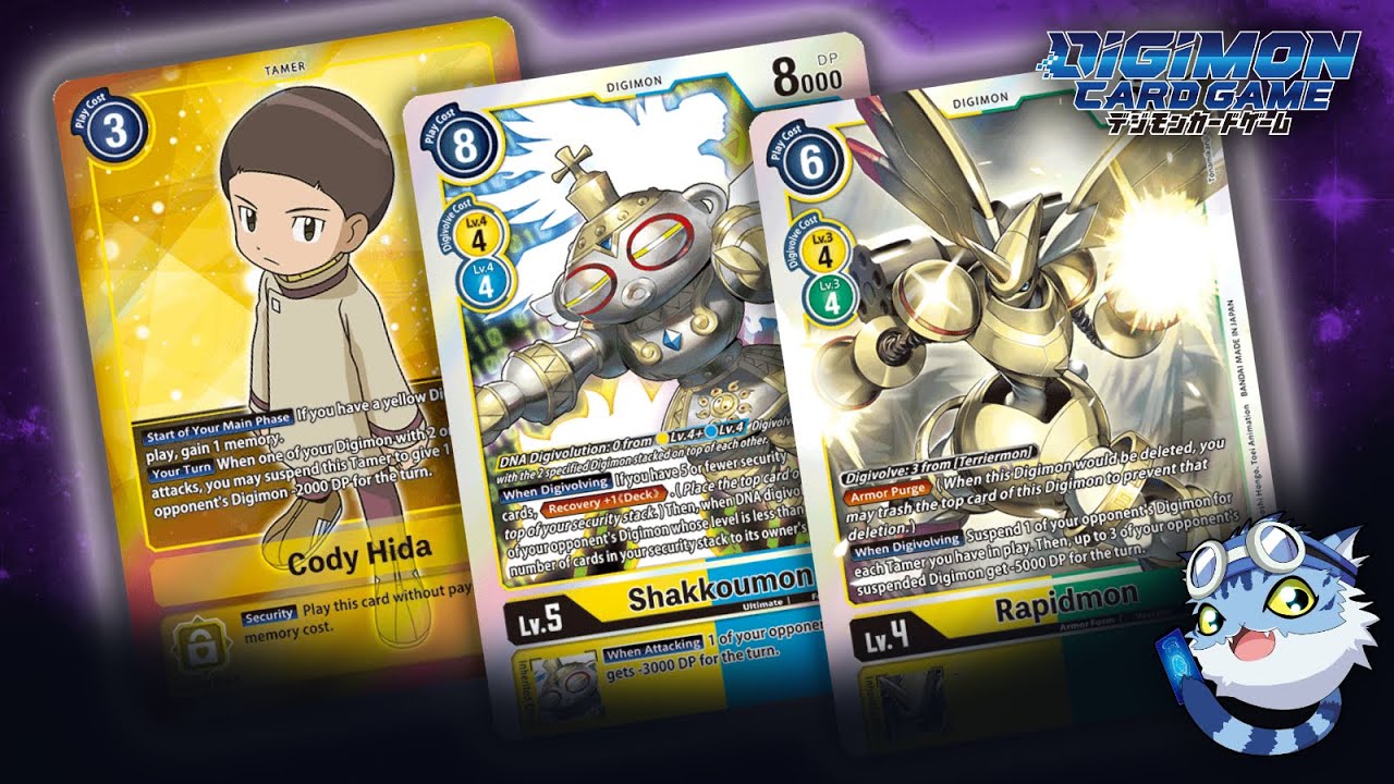 DP Drop the whole board!! Yellow Armor Control - Digimon TCG BT8 Deck Profile