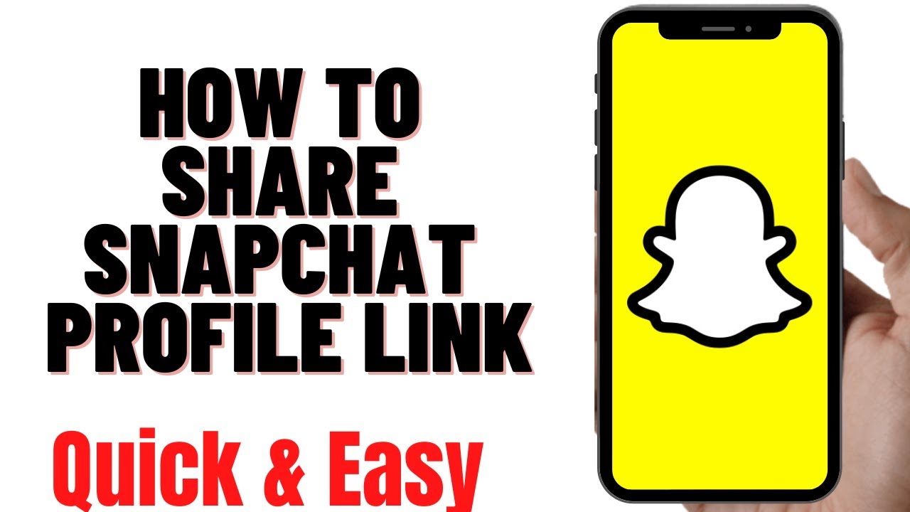 HOW TO SHARE SNAPCHAT PROFILE LINK 2024