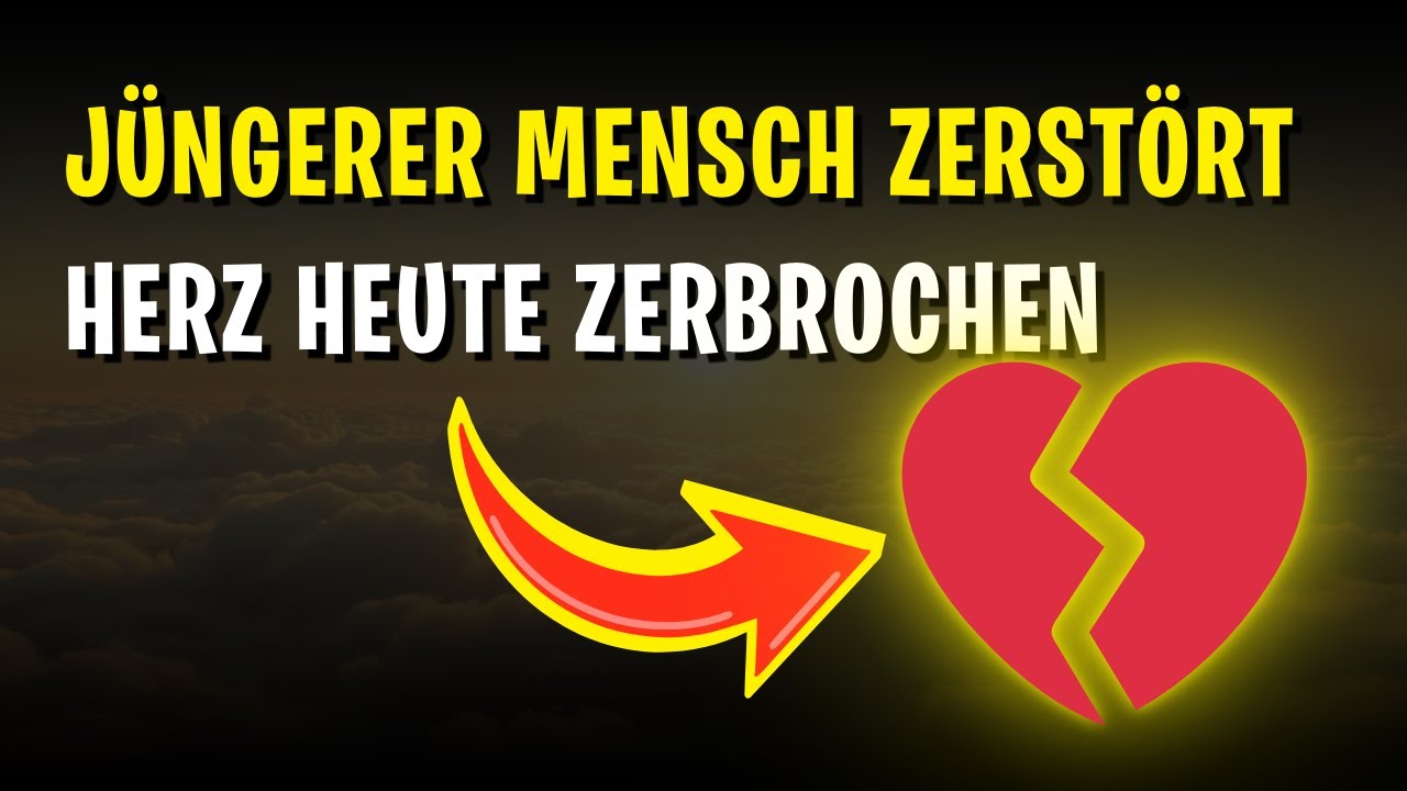 💔 Dieser jüngere Mensch ist wegen dir am Boden zerstört und heute ist sein Herz zusammengebrochen