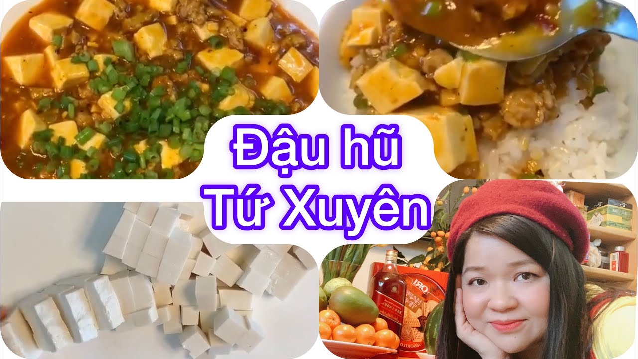 Đậu Hũ Tứ Xuyên. Mapo Tofu. 麻婆豆腐. Cách làm đậu hũ Tứ Xuyên ngon cực dễ/XukaUSA/#cuocsongmy