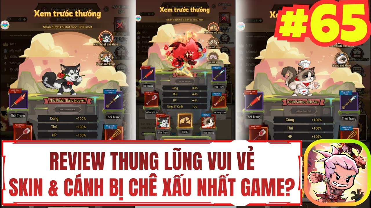 Anh Hùng Bất Diệt - #65 REVIEW THUNG LŨNG VUI VẺ SKIN & CÁNH BỊ CHÊ XẤU NHẤT GAME?