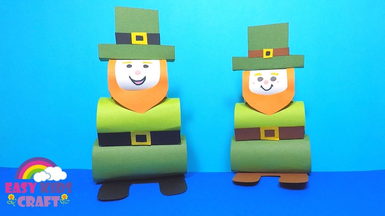 How to Make a Paper Leprechaun | St Patrick's Day Crafts for Kids
