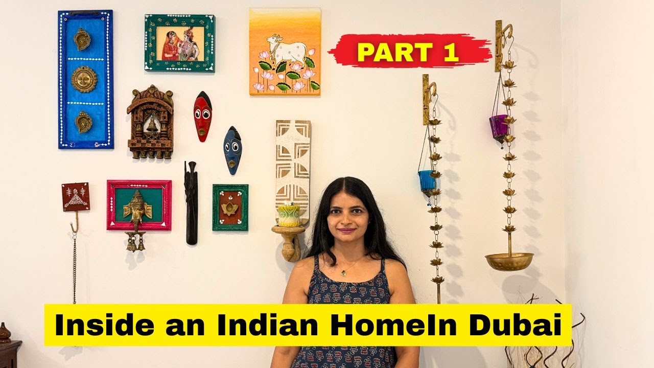 Real Indian Home in Dubai PART 1 | Apartment Decor & Lifestyle Tour |  Living in Dubai #dubailife