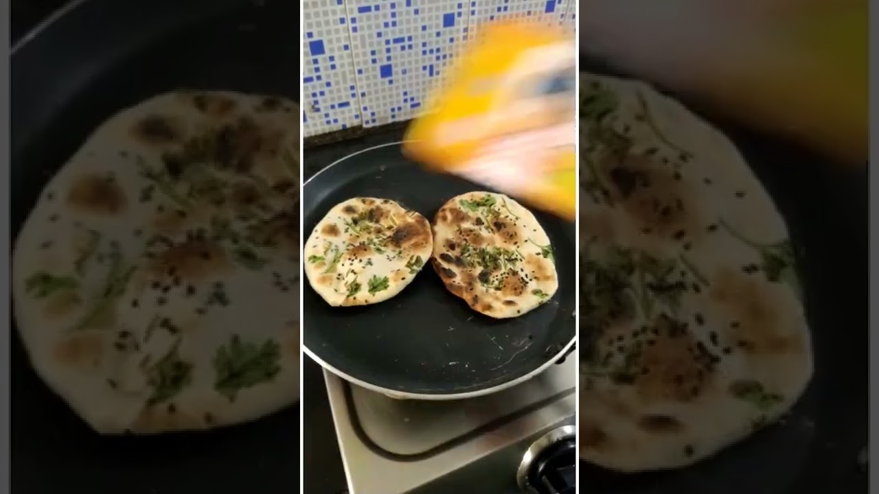Delhi famous street style coriander leaves chole kulcha 
