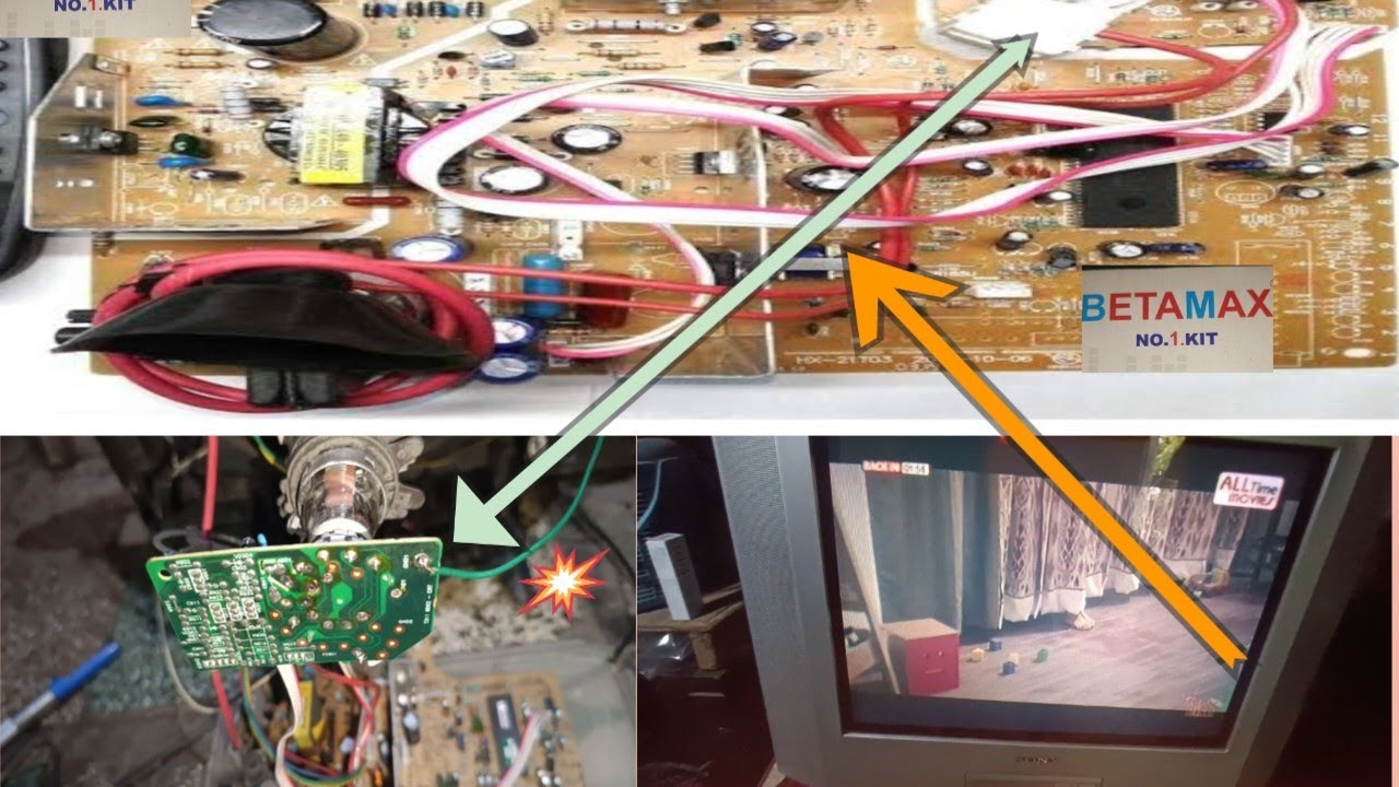 CRT normal picture tube Sony body Mein fitting Kiya repairing wiring Kiya testing Full Ke