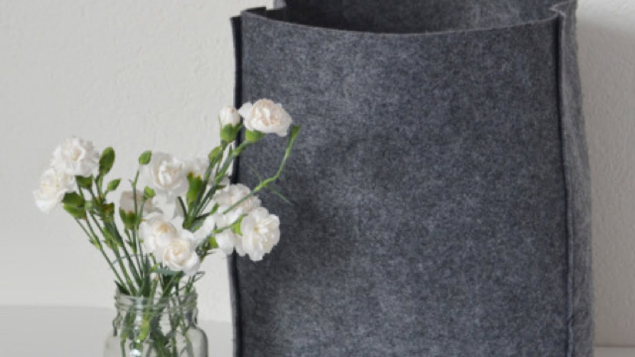 How To Assemble a Pretty Felt Tote Bag - DIY Style Tutorial - Guidecentral