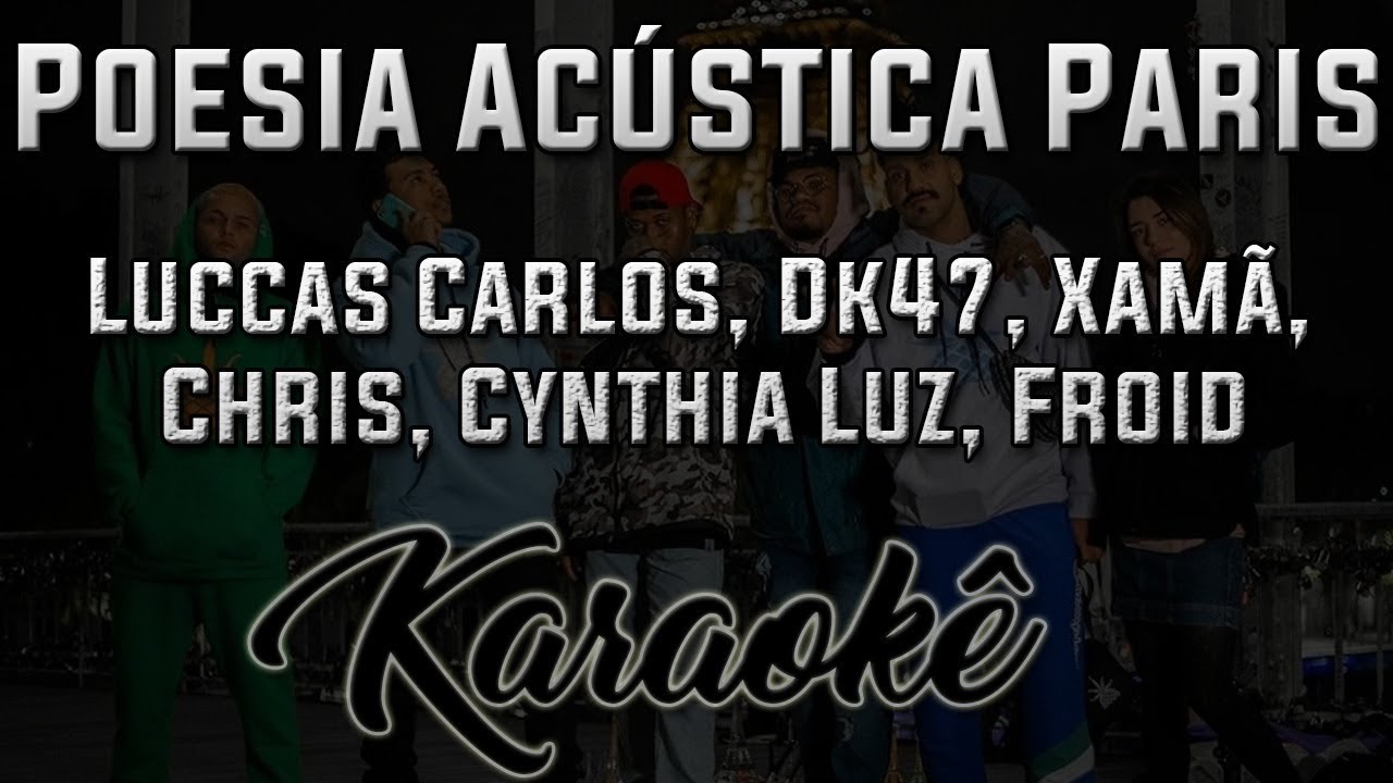 Poesia Acústica Paris - Karaokê (Instrumental Cover)