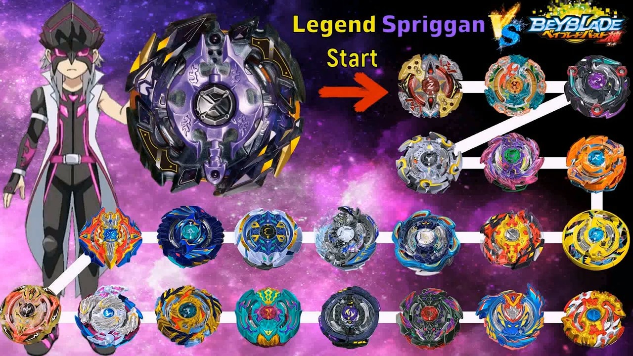 【Legend Spriggan VS ALL Beyblade Burst God Marathon】 ベイブレードバースト神 Beyblade Burst God 베이블레이드 버스트 갓