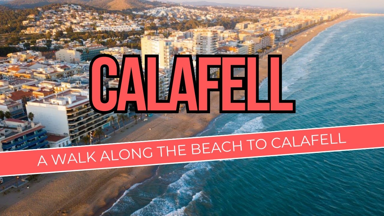 A beach front walk to Calafell, Catalonia, Spain.