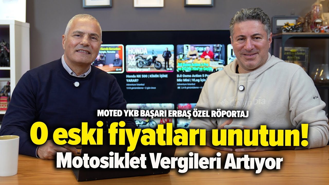 O Eski Fiyatları Unutun! Motosiklet Vergileri Artıyor | Moted YKB Başarı Erbaş Özel Röportaj