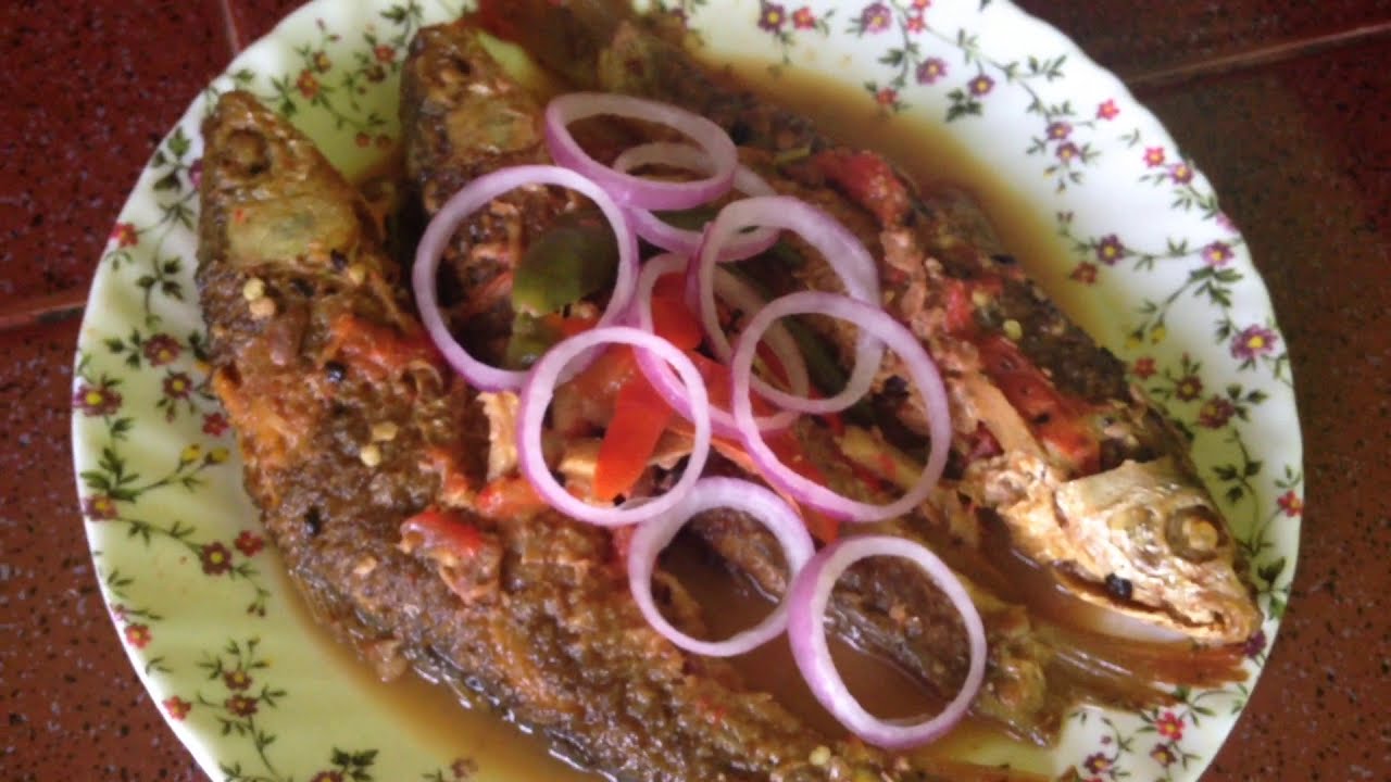 Axone cooked with deep fried fish curry II Naga Kitchen