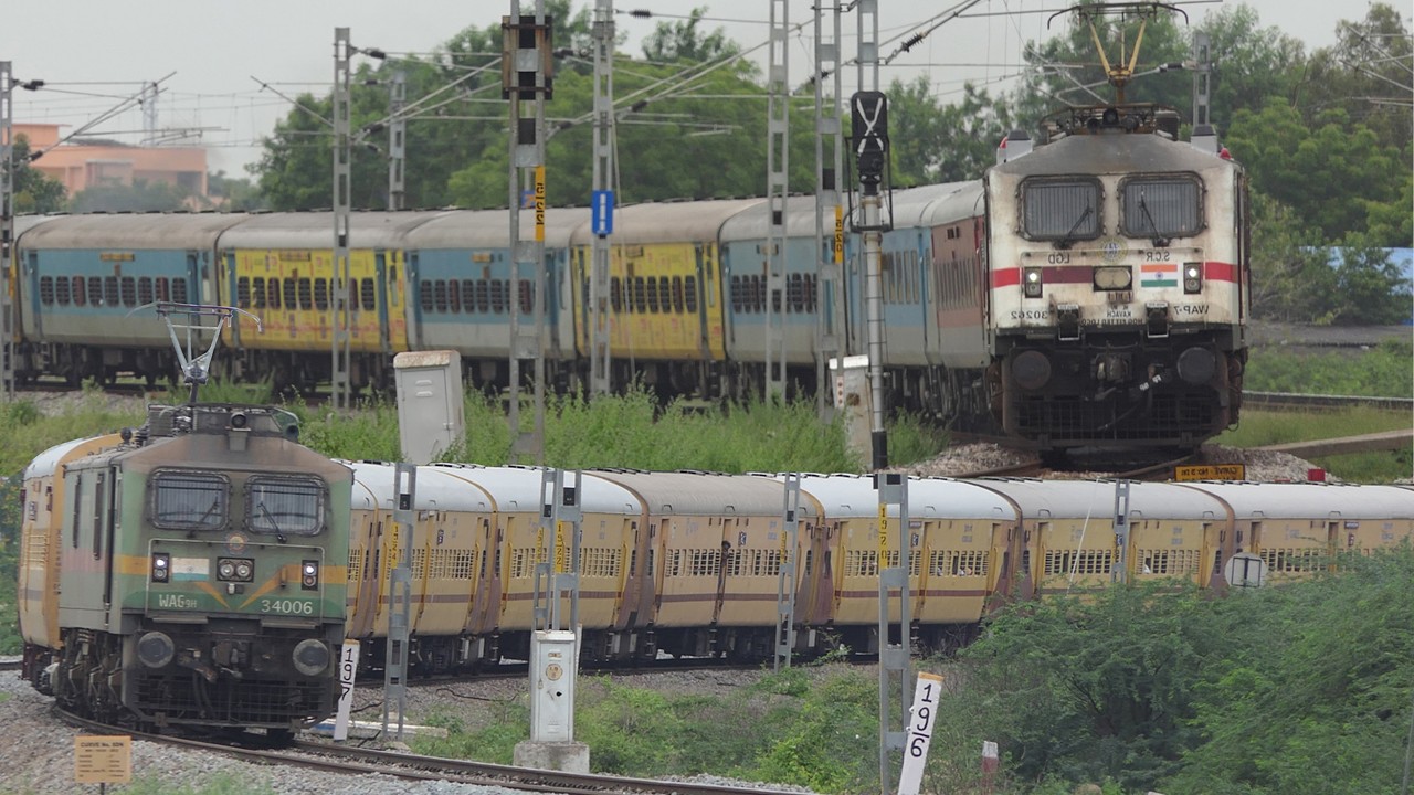 [18 In 1] Fast ELECTRIC CURVING Trains | WAP4 + WAP7 + WAG9 | FATV EPISODE No 160 | Indian Railways