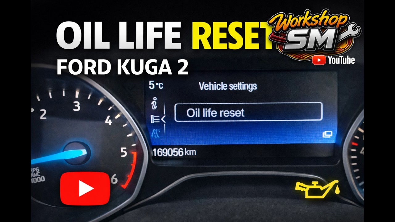 Ford Kuga 2 service reset in 5 secons