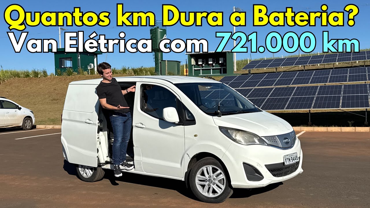721.000 KM RODADOS em uma Van 100% Elétrica 2018! BYD eT3 mostra a durabilidade de uma Bateria!