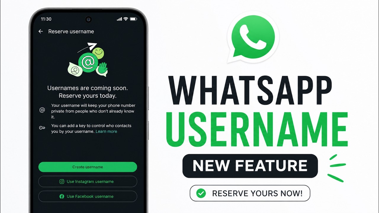 WhatsApp Username Feature is Here! 🔥 How to Reserve Your Username 📲