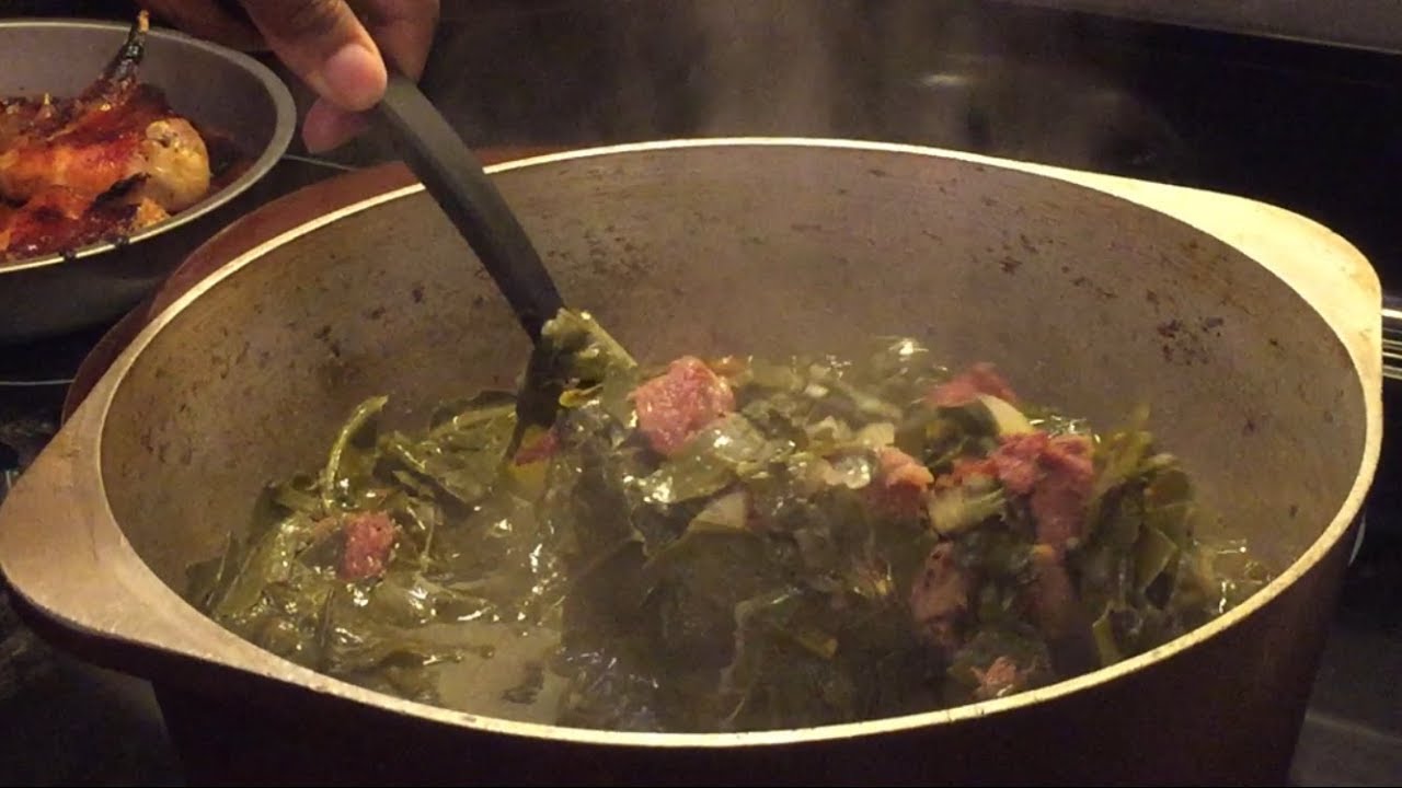 How to make Collard Greens plus tutorial how to wash and prep