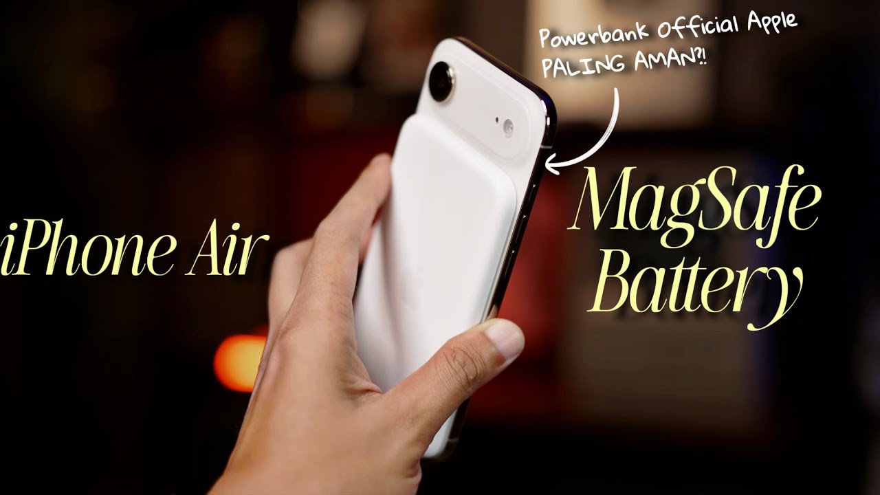 Unboxing & Review Powerbank Official Apple 2025 : iPhone Air MagSafe Battery (Indonesia)