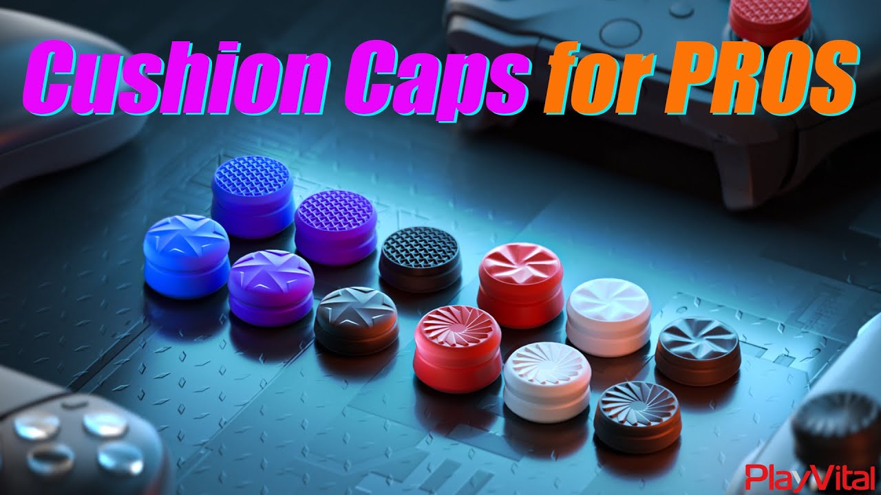 PlayVital Thumbs Cushion Caps Kit for Pro Gamers