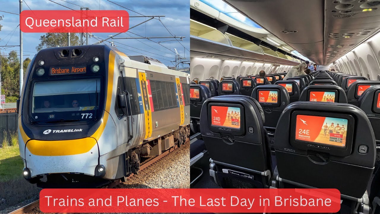 Queensland Rail Vlog 84: Trains, Planes & A Trip to the Gold Coast - The Last Day in Queensland