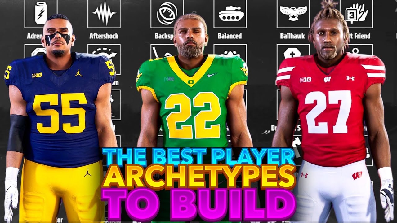 The Best Player Archetypes to Build in College Football 25 Dynasty