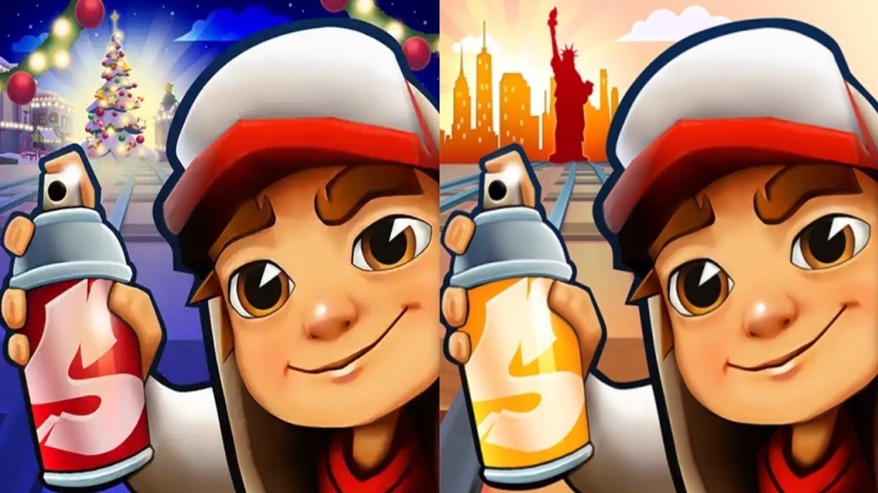 Subway surfers : Winter wonderland 2024 🆚 New York 2025 Map Comparison 