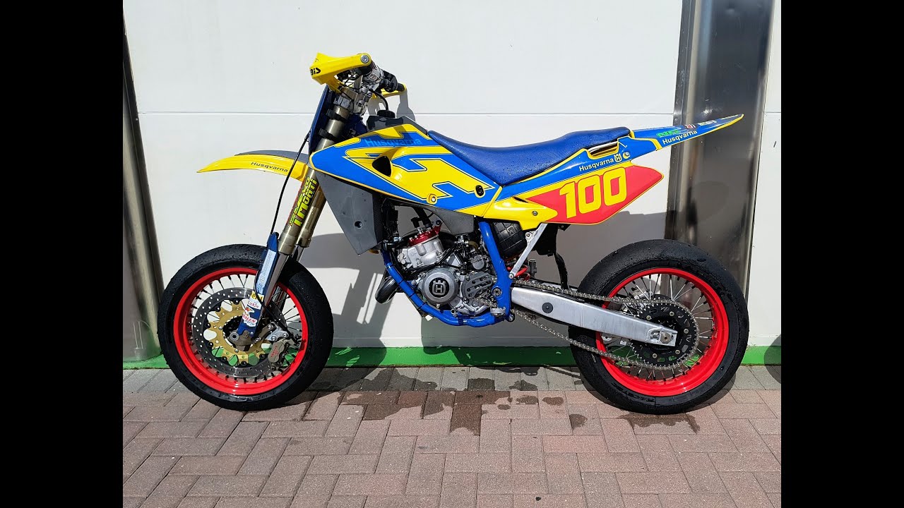 Husqvarna cr-sm 125 on board Circuito di Pomposa 2025