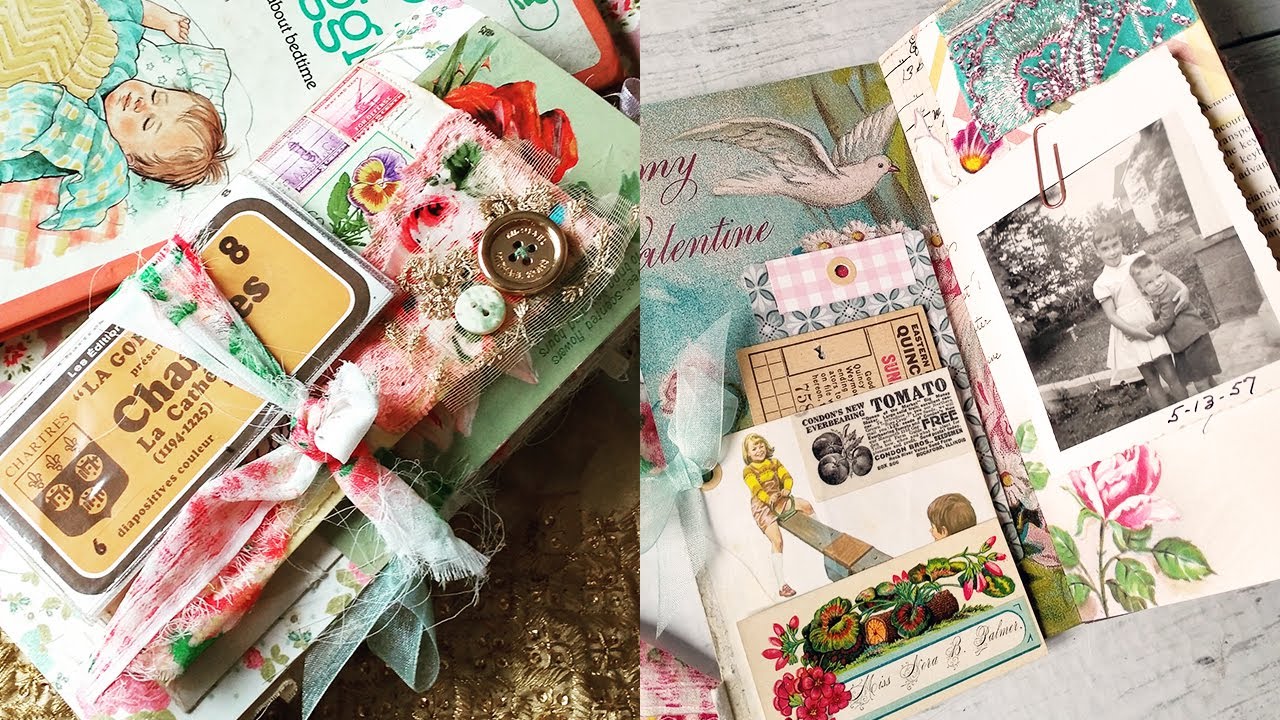 Florals Everywhere! Vintage Junk Journal