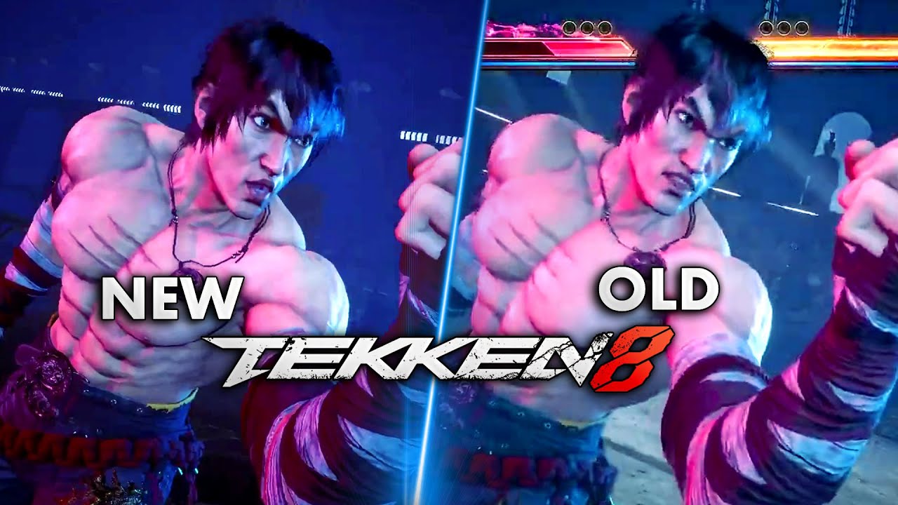 TEKKEN 8 - LAW RAGE - ART COMPARISON (NEW VS OLD)