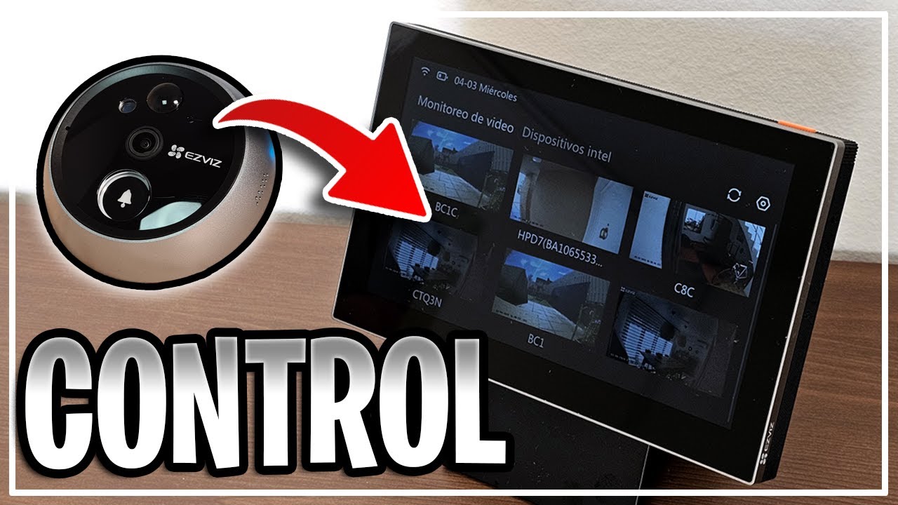 🔴 EZVIZ SD7 - Pantalla para ver tus cámaras, mirilla digital y videoportero.