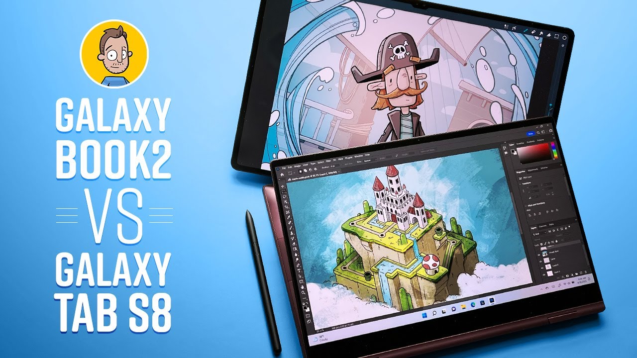 Galaxy Tab S8 -VS- Galaxy Book2 360