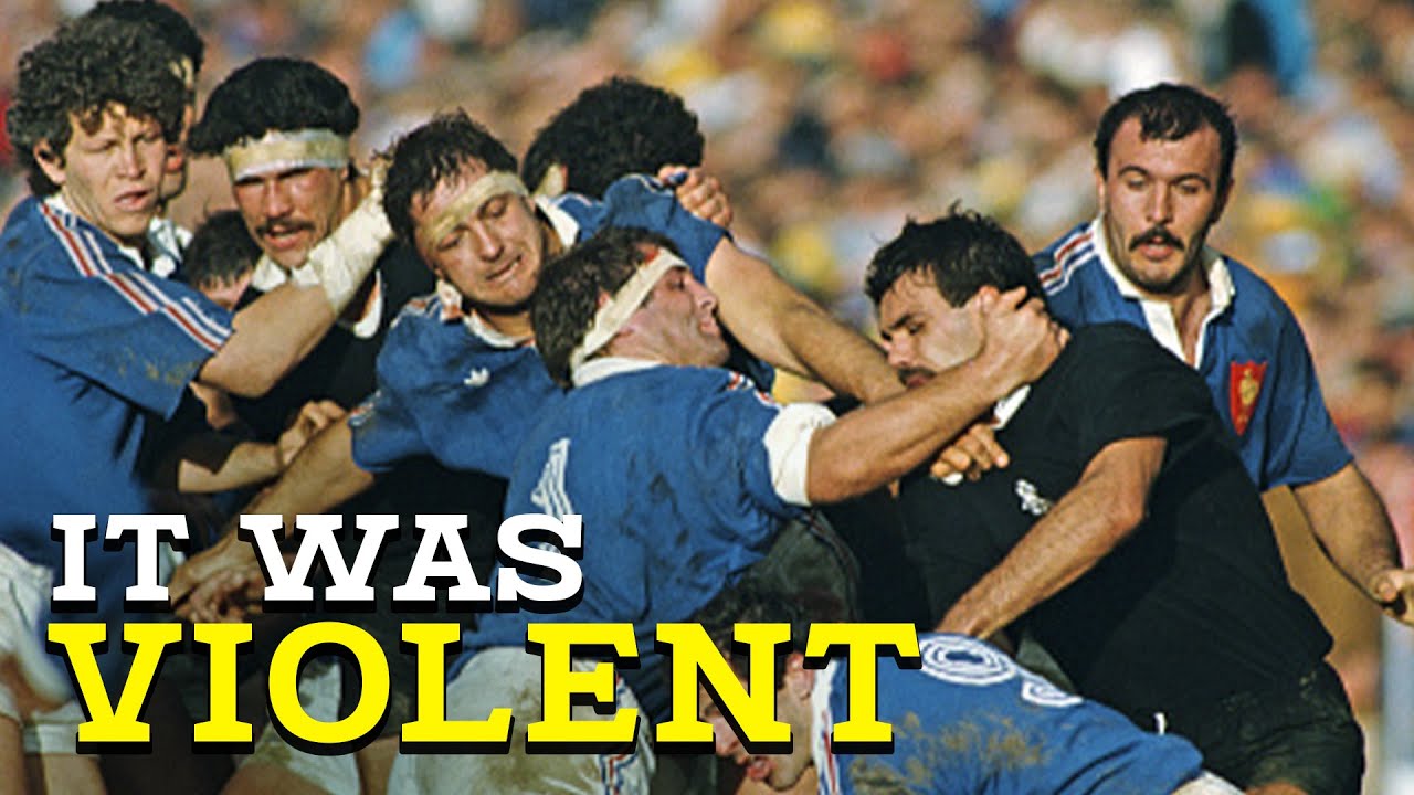 Rugby's Most Violent Match | France vs All Blacks 1986 